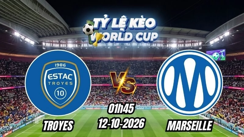 Soi kèo nhà cái Troyes vs Marseille 01h45 – 12/10/2026